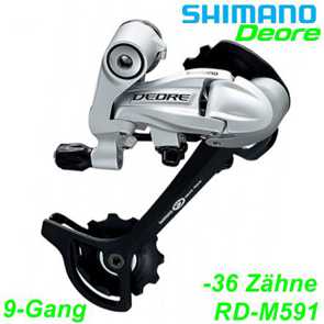 Shimano Kettenwechsel Wechsel 9 Gang RD-M591 Deore alle Merken Elekro E- bike Mountainbike Fahrrad Velo Ersatzteile Shop Jeker Balsthal Schweiz