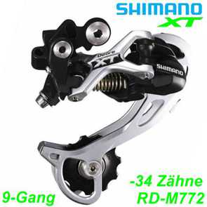 Shimano Kettenwechsel Wechsel 9 Gang RD-M772 Deore alle Merken Elekro E- bike Mountainbike Fahrrad Velo Ersatzteile Shop Jeker Balsthal Schweiz