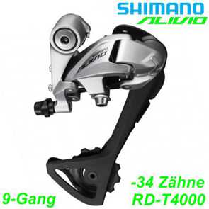 Shimano Kettenwechsel Wechsel 9 Gang RD-T4000 Alivio alle Merken Elekro E- bike Mountainbike Fahrrad Velo Ersatzteile Shop Jeker Balsthal Schweiz