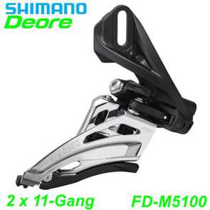 Shimano Umwerfer 2x11-G. FD-M5100-D Deore Do-Sw Fr-Pu E- Mountainbike Fahrrad Velo Ersatzteile Shop Jeker Balsthal Schweiz