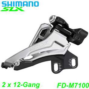 Shimano Umwerfer 2x12-G. FD-M7100-E SLX Do-Sw Fr-Pu E- Mountainbike Fahrrad Velo Ersatzteile Shop Jeker Balsthal Schweiz