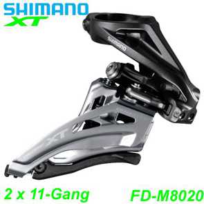 Shimano Umwerfer Deore XT FD-M8020-H 2 x 11-Gang Elektro E- Bike Mountainbike Fahrrad Velo Ersatzteile Shop Jeker Balsthal Schweiz