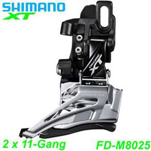 Shimano Umwerfer Deore XT FD-M8025-D 2 x 11-Gang Elektro E- Bike Mountainbike Fahrrad Velo Ersatzteile Shop Jeker Balsthal Schweiz