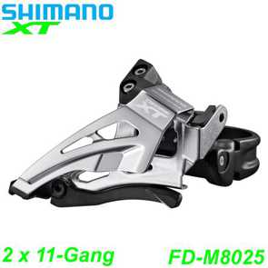Shimano Umwerfer Deore XT FD-M8025-L 2 x 11-Gang Elektro E- Mountainbike Fahrrad Velo Ersatzteile Shop kaufen Schweiz