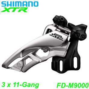 Shimano Umwerfer XTR FD-M9000-E 3 x 11-Gang Elektro E- Bike Mountainbike Fahrrad Velo Ersatzteile Shop Jeker Balsthal Schweiz