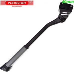 Pletscher Seitenständer Seitenstütze Comp Flex 2-Loch 40 mm Alu schwarz Elektro E- Bike Mountainbike Fahrrad Velo Ersatzteile Shop Jeker Balsthal Schweiz