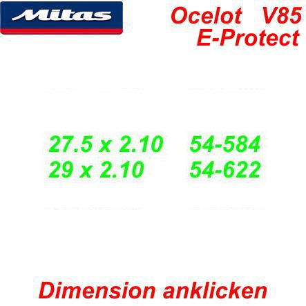 Mitas Ocelot V85 E-Protect Rubena Pneu Reifen Profil und Dimension