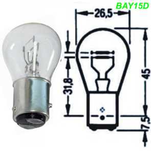 Mofa Glühlampe BAY15D 6 + 12 Volt Shop kaufen Schweiz