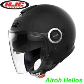 Helm AIROH HELIOS Gr. S M L XL XXL .02  BLACK MATT Ersatzteile Balsthal