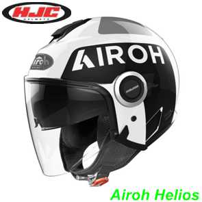 Helm AIROH HELIOS Gr. S M L XL XXL .73 UP WHITE GLOSS Ersatzteile Balsthal