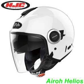 Helm AIROH HELIOS Gr. S M L XL XXL .13 WHITE GLOSS Ersatzteile Balsthal