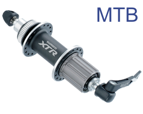 Shimano Nabe hinten XTR XT Saint Hone LX SLX Deore STX Alivio Altus Tourney