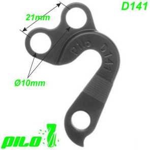 Bergamont4ever Ausfallenden Schaltaugen Wechselhalter CNC Pilo D141 44.3087 (510) Ersatzteil Shop Fahrrad E-Bike Mountainbike Velo