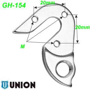 Ausfallenden Schaltaugen Wechselhalter Union Marwi GH-154 44.1912 (338) kaufen Ersatzteile Shop