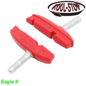 Kool Stop Bremsschuh Eagle II MTB rot per Paar Mountain Bike Fahrrad Velo Ersatzteile Shop Balsthal