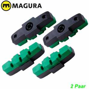 Magura Bremsgummi Satz HS grn hydraulisch BS-X42 2 Paar E- Mountain Bike Fahrrad Velo Ersatzteile Shop Balsthal