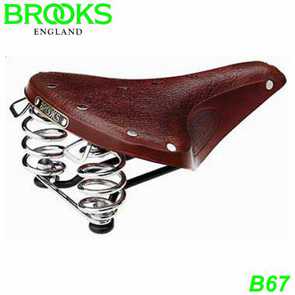 BROOKS Sattel Herren B67 braun Gestell schwarz B427AB E-Bike Fahrrad Velo Ersatzteile Shop