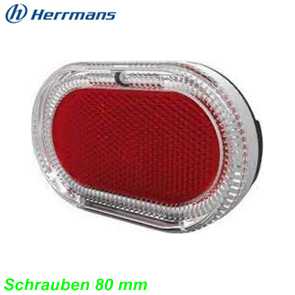 Rücklicht H-Track 3-LED 80 mm Dynamo/Standlicht Herrmans umlaufend Ersatzteile Balsthal