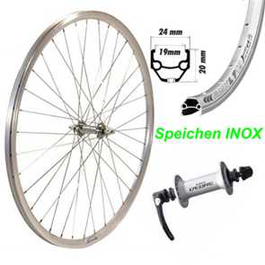 Vorderrad Alfin 26 28 schwarz Center Lock Disc Nabedynamo DH3N30 mit Schnellspanner E- Mountain Bike Fahrrad Velo Shop kaufen Schweiz