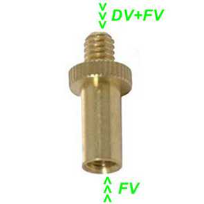 Ventil Ansatz RV auf DV Bike Fahrrad Velo Mofa Tffli Scooter Roller Teile Ersatzteile Parts Shop kaufen Schweiz