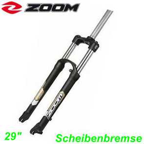 Federgabel Ahead 29 1 1/8 x 260 mm ZOOM 595 Disc-Komp Lock out mattschwarz E-Bike Fahrrad Velo Ersatzteile Shop