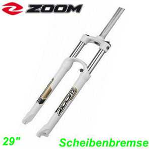 Federgabel Ahead 29 1 1/8 x 260 mm ZOOM 595 Disc-Komp Lock out weiss E-Bike Fahrrad Velo Ersatzteile Shop