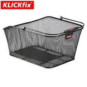 Einkaufskorb Einkauskrbli Korb Krbli CITY II engmaschig schwarz f.Racktime Klickfix Klick-Fix Klick Fix Elekro E- bike Mountainbike Fahrrad Velo Ersatzteile Shop Jeker Balsthal Schweiz