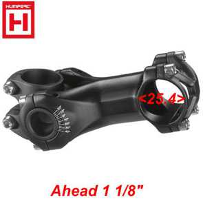 AHEAD Vorbau Humpert Swell 1 1/8 x 80+120 mm  25.4 mm -20-40 schwarz Bike Fahrrad Velo Teile Ersatzteile Parts Shop kaufen Schweiz