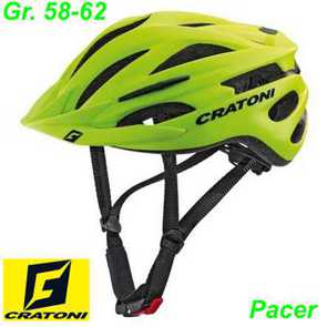 Fahrradhelm Cratoni Pacer lime matt Ersatzteile Balsthal