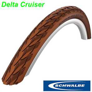 Schwalbe Pneu Delta Cruiser braun 700 x 35C / 28 x 1.40 (37-622) HS431 Teile Ersatzteile Parts Shop kaufen Schweiz