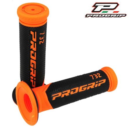 Mofa Griffe ProGrip 732-298 orange � 22 / 24 mm per Paar Ersatzteile Balsthal