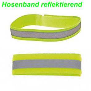 Hosenband mit Klett reflektierend leuchtgelb Mountain Bike Fahrrad Velo Shop kaufen Schweiz