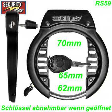 Security Plus Rahmenbügelschloss XXL E- Bike Mountainbike Fahrrad Velo Shop kaufen Schweiz