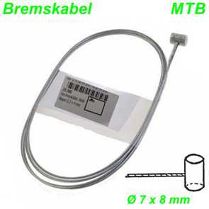 Bremskabel MTB  7 x 8 mm 1.5 1.8 2.0 mm Innenkabel Mountain Bike Fahrrad Velo Shop kaufen Schweiz