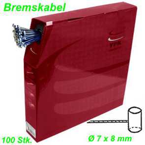 Bremskabel Box MTB  7 x 8 mm 1.8 x 1850 mm Niro Stahl 100 Stk. Innenkabel MTB Mountain Bike Fahrrad Velo Shop kaufen Schweiz