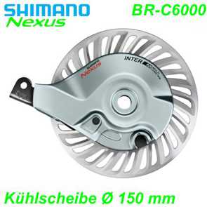 Shimano Rollerbremse BR-C6000 hinten  150 mm Khlscheibe HB-IM70 E- Mountain Bike Fahrrad Velo Ersatzteile Shop kaufen Schweiz