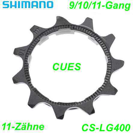 Shimano Kassettenritzel 9-G. 10-G. 11-G. CS-LG400 11 Zhne Y0RG9801T Ersatzteile Balsthal