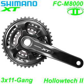 Shimano Kettenradgarnitur Hollowtech II FC-M8000-3 Ersatzteile Shop Schweiz