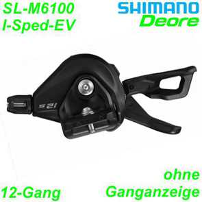 Shimano Schalthebel Schalter Gangschalter bersetzungsschalter SL-M6100 I-Spec-EV ohne Ganganzeige E- Bike Fahrrad Velo Ersatzteile Shop kaufen Schweiz