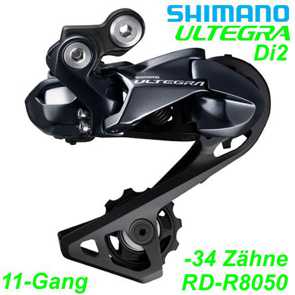 Shimano Wechsel 11-G. RD-R8000 Ultegra Di2 SS GS schwarz Direktmontage -34Zhne bike Mountainbike Fahrrad Velo Ersatzteile Shop Balsthal Schweiz