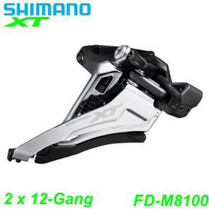 Shimano Umwerfer 2x12-G. FD-M8100-M XT Do-Sw Fr-Pu E- Mountainbike Fahrrad Velo Ersatzteile Shop Jeker Balsthal Schweiz