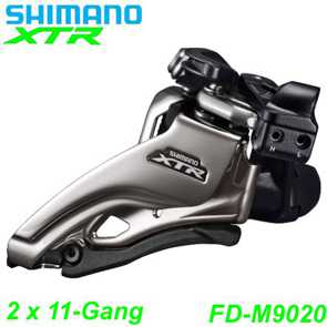 Shimano Umwerfer XTR FD-M9020-L 2 x 11-Gang Elektro E- Bike Mountainbike Fahrrad Velo Ersatzteile Shop Jeker Balsthal Schweiz