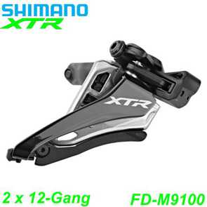 Shimano Umwerfer 2x12-G. FD-M9100-M XTR Do-Sw Fr-Pu E- Mountainbike Fahrrad Velo Ersatzteile Shop Jeker Balsthal Schweiz